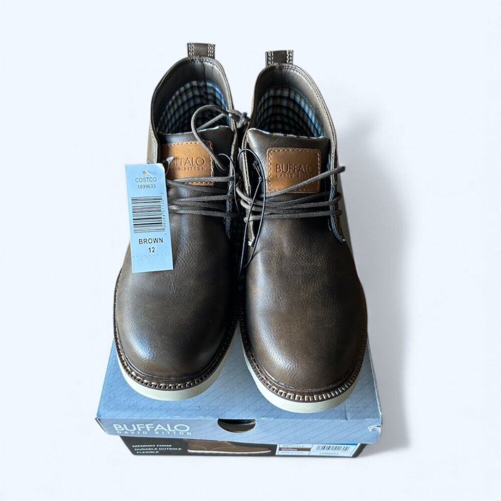 Buffalo by David Bitton Metcalf Men’s Casual Chukka Boot Brown Size 12